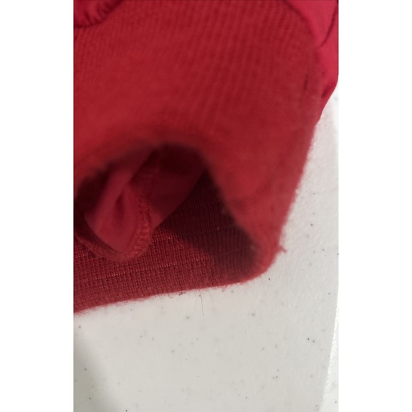 Izod‎ Red top Pull Over V-neck rain jacket Golf Hike Windbreaker - Picture 12 of 12